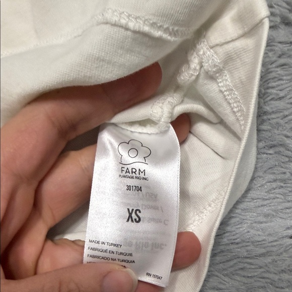 Farm rio White and Pink Graphic T-Shirt - Picture 5 of 6